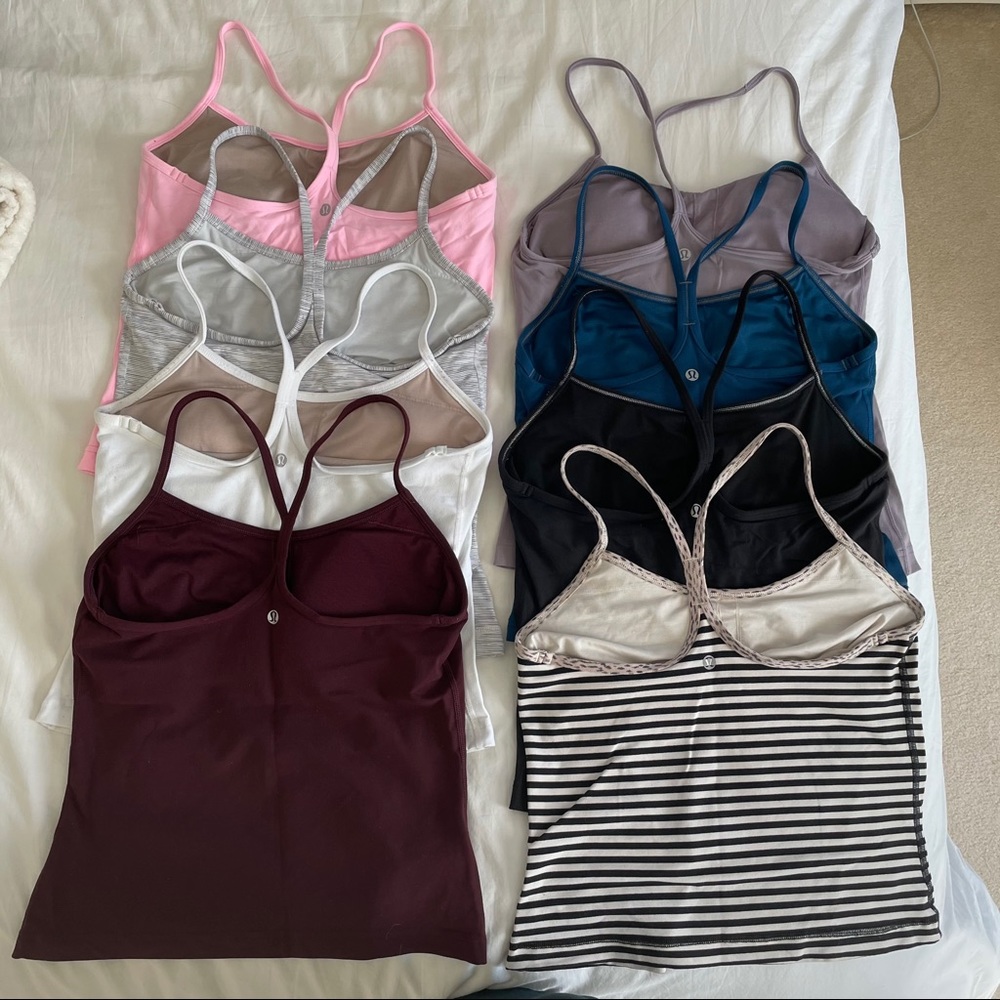 LOT OF LULULEMON POWER Y TOP